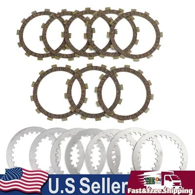 Clutch Kit Iron & Friction Plates fit for Yamaha TT500 SR400 SR400SP SR500 #8 - Изображение 1 из 4
