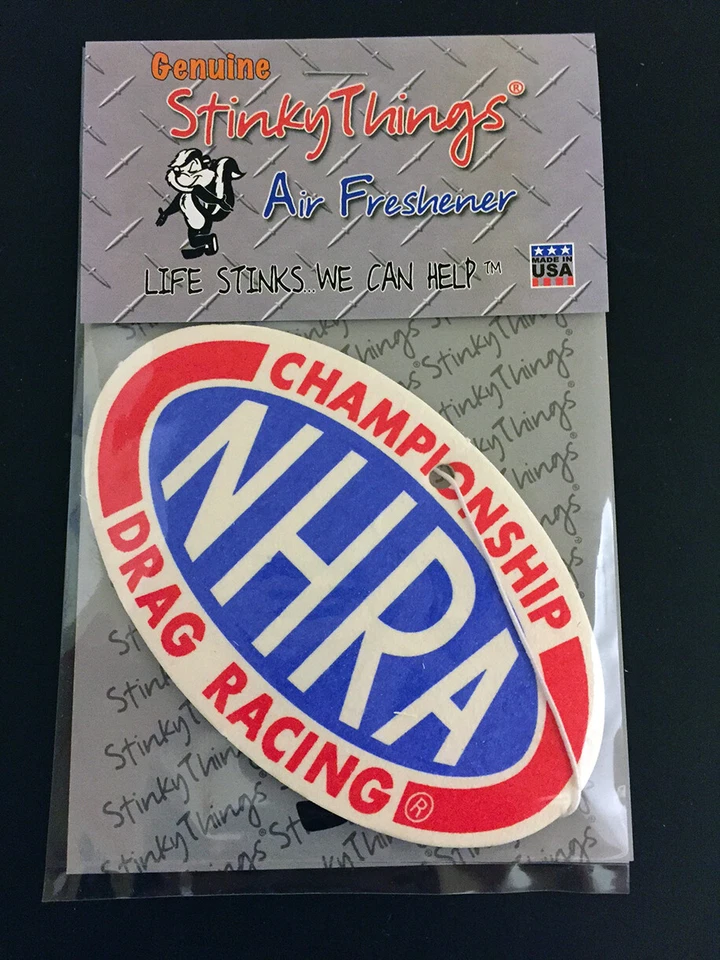 STINKYTHINGS NHRA AIR FRESHENER *BUY 5, GET 1 FREE ! car truck drag racing chevy ford mopar