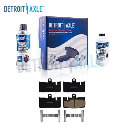 Pastillas de freno traseras de cerámica con hardware para 2001 2002 2003 2004 2005 2006 Lexus LS430 Foto 1 de 4