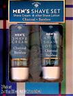 Charcoal + Bamboo Men's Shave & After Shave Lotion Cream 2 Pack Set Moisturize 2