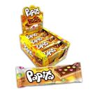 24Pcs Papita Chocolate Coating Bar With Caramel Filling and Dragees Candies 33g