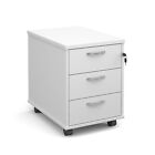 BiMi 3 Drawer Under Desk Mobile Pedestal In 5 Colour Options