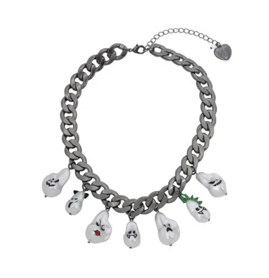 Betsey Johnson Ghost Halloween Necklace Fast Shipping NEW - Image 1 of 2