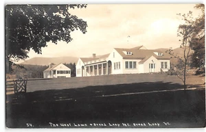 Postal de colección RPPC Bread Loaf Mountain, West Lawn, Middlebury, Vermont década de 1920 - Imagen 1 de 2