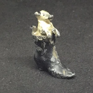 Cold Painted Lead Jack Russel In Boot (lime Green 930) - Picture 1 of 5