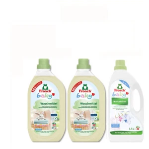 3tlg. Mix-Set Frosch Baby Waschmittel Wäsche-Weich Hypoallergen vegan Bio 66WL - Bild 1 von 3