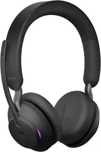 Jabra Evolve2 65 Wireless Headset – Noise Cancelling Headphones -Battery – Black - Picture 1 of 3