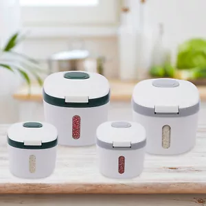 Rice Storage Box 5kg Container Grain Dispenser Food Bucket Sealed Organizer - Picture 1 of 36