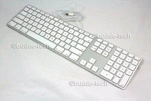 Apple Wired Keyboard - Excellent Condition - USB 2.0 Mac A1243 Model - MB110LL/A - Picture 1 of 6