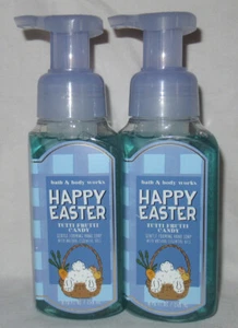 Lote de 2 jabones de mano espumantes Bath & Body Works HAPPY EASTER Tutti Frutti dulces - Imagen 1 de 4