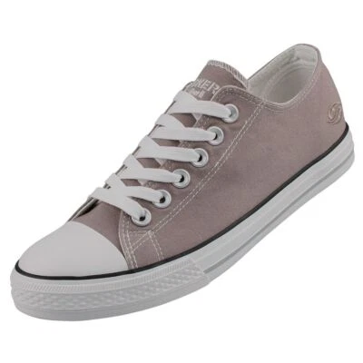 Dockers Damen Canvas Sneaker Halbschuh Grau 36UR201-710210