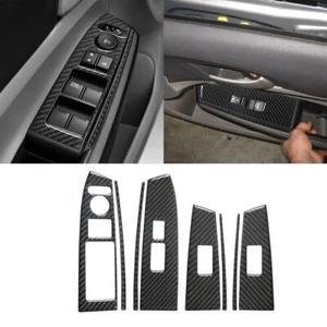 Carbon Fiber Interior Window Control Cover Trim For Honda Accord Sedan 2008-12 - Picture 1 of 12