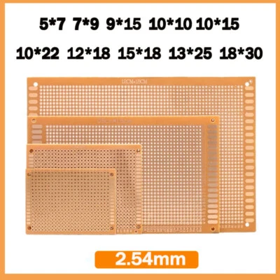 Scheda Striscia Circuito Stampato PCB Monofacciale Prototipazione Pista PCB Stripboard - Immagine 1 di 4