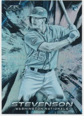 Andrew Stevenson 2018 TOPPS FIRE Blue Chip Parallel RC #51 Nationals - Image 1 of 2