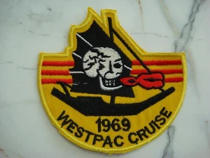 US NAVY WESTPAC CRUISE 1969, VIETNAM WAR PATCH - Picture 1 of 3
