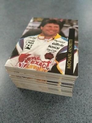 Lot of 100 Michael Andretti 1992 Hi-Tech Promo cards -  #3 Racing - Image 1 of 3