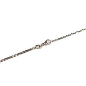 Cadena acera de corte diamante platino de 1,8 mm PT950 16"" 18"" 20"" 22"" 24"" 30"" hecha en alemán - Imagen 1 de 3