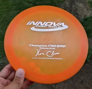 11x FAF Champion Firebird Innova Disc Golf New 175 PFN FLAT "Eleven Time" Orange - Picture 1 of 2