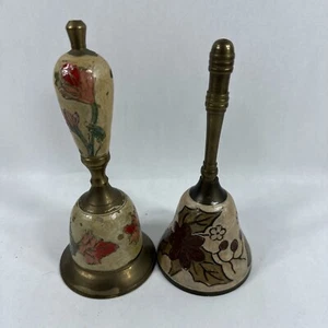 Vintage Antique Bell Bronze Brass Hand Painted Quality Medium Loud Sound Rare - Picture 1 of 5