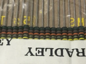 (10 Stück) AB RCR07G513JS Widerstand Vergaser Comp 1/4W 51K OHM 5% S-Level - Bild 1 von 1