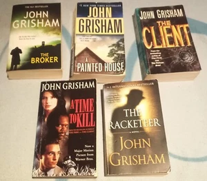 5 John Grisham books eng konvolut collection sammlung client broker racketeer - Bild 1 von 1