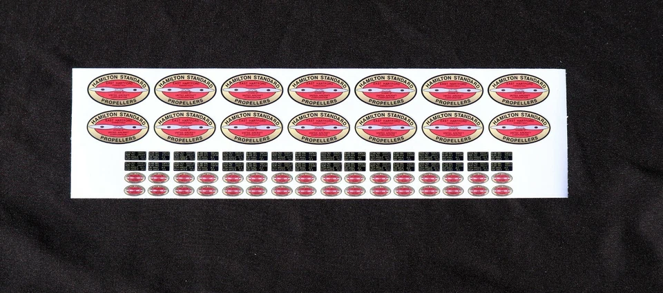 Hamilton Prop Logo with Detail Graphics Decals - Image 1 of 1