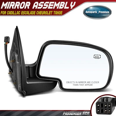 Espelho elétrico direito dobrável manual para Cadillac Escalade Chevrolet Avalanche 1500 - Imagem 1 de 4