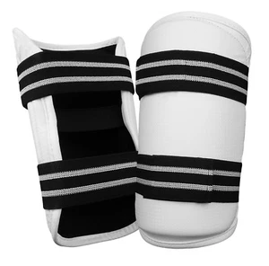 NEW TKD Martial Arts White FOREARM Guard Protector Sparring Training Gear - Picture 1 of 4