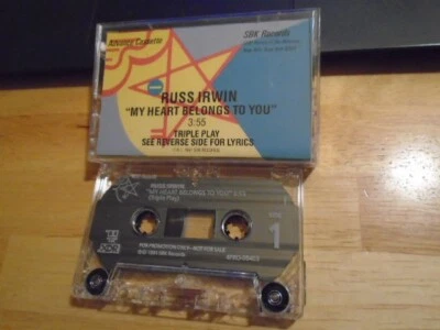 RARE PROMO Russ Irwin CASSETTE TAPE My Heart Belongs to You Mayfield tom petty ! Foto 1 de 2