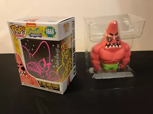 FRY COOK GAMES PATRICK Funko Pop 1668 signed w/artwork by DAVE AIKINS SpongeBob - Picture 1 of 8