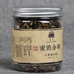 Black Tea 60g Premium Dianhong Gongfu Red Tea Green Food Yunnan Dian Hong Canned - Picture 1 of 11