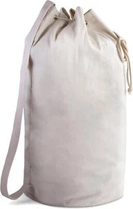 Bolso de lona - cordón de cuero correa para el hombro. NUEVO - Imagen 1 de 7
