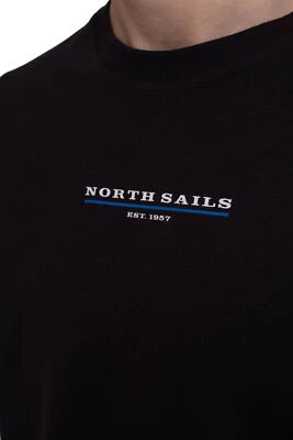 NORTH SAILS - Men's T-shirt with linear logo - Image 1 of 4