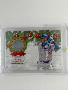 2022 Topps Holiday Cody Bellinger Relic Jersey Card #WRC-CB Dodgers - Picture 1 of 2