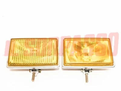 Nebelscheinwerfer Rechteckig Gelb Bosch Autobianchi A112 Fiat 127 128 124 125 - Bild 1 von 2