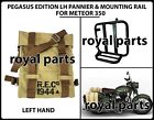 "Pegasus Edition Lh Pannier &Amp; Mounting Rail"" Adatto Per Royal Enfield...