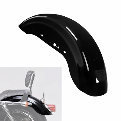 Guardabarros trasero apto para Harley Sportster 883 Custom XL883/1200 2004-2006 negro vivo Foto 1 de 4