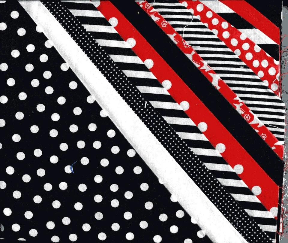 12 x Westfalenstoffe KLASSISCH MARITIM Stoffpaket je48x 48cm uni Punkte Streifen - Bild 1 von 1