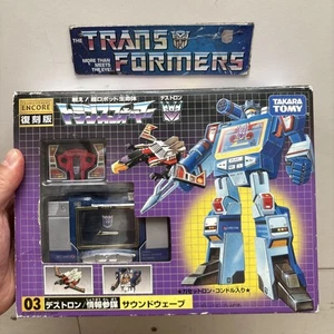 Transformers Takara Tomy 2007 TFE-03 Genuine Soundwave G1 Reissue Complete - Picture 1 of 12