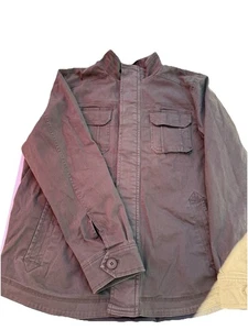 Flag & Anthem Mens Military Zip Up Jacket Size L Army Green Canvas Utility NWT - Picture 1 of 15