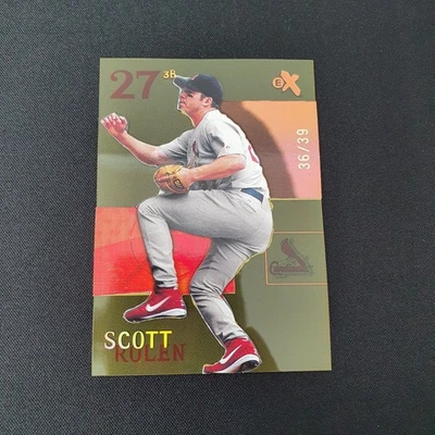 2003 Fleer E-X Essential Credentials Future #64 Scott Rolen 36/39 SP Rare HOF - Image 1 of 4