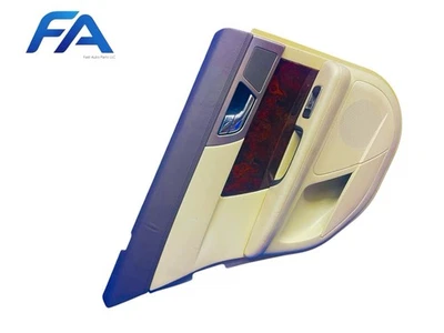 2009-2015 JAGUAR XF ЗАДНИЙ ЛЕВЫЙ ВОДИТЕЛЬ БОКОВАЯ ДВЕРЬ ПАНЕЛЬ ОТДЕЛКА OEM БЕЛЫЙ / ДЕРЕВО - Изображение 1 из 4