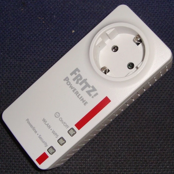 AVM FRITZ!Powerline 546E WLAN 500 Mbps 2x LAN WLAN N 300 Mbps 100% OK - Bild 1 von 1