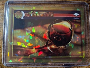 2025 Historic Autographs 15th Anniversary Madeira Cracked Ice Foil 1/6 #25 Wine - Picture 1 of 2