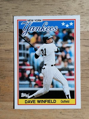 1988 Topps UK Minis #85 Dave Winfield - Image 1 of 2