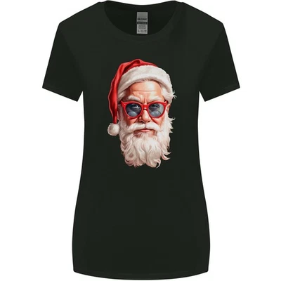 T-Shirt Femme À Coupe Large Cool Santa Été Noël - Photo 1/3