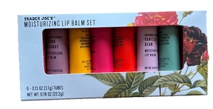 Juego de 6 tubos bálsamo labial hidratante TRADER JOE'S 0,13 oz/¡cada uno limitado! ¡Regalo en caja! - Imagen 1 de 4