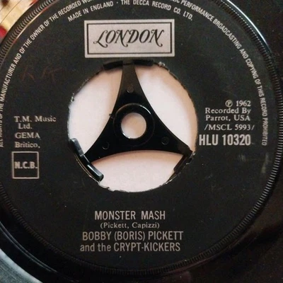 Bobby Pickett & Crypt-Kickers - Monster Mash / Monsters Party - London 7" Vinyl  - Image 1 of 2
