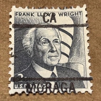 MORAGA CALIF PRECANCEL TYPE 839 ERROR STATE TOP OF STAMP CITY AT BOTTOM PBB - Image 1 of 4