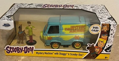 Jada 1:24 Scale Scooby Doo Mystery Machine With Shaggy & Scooby Doo Figures - Image 1 of 4